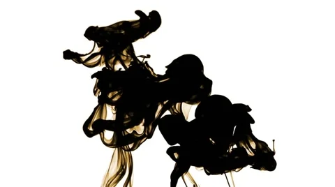 Silky Smoke on White Background Stock Footage 54688641