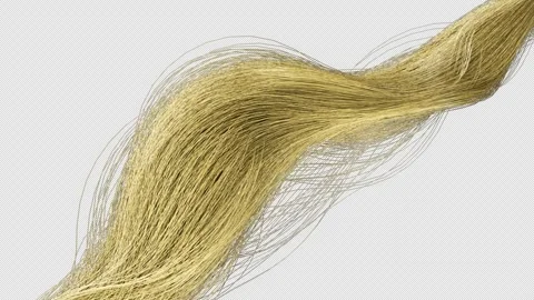 Silky Smooth Strands Dancing in the Wind , Hair in Motion, Flowing Luxurious  Video stock 300030472