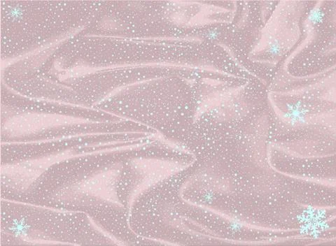 Silky Snow WInter Background Illustrazione stock