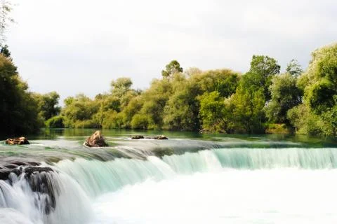 A silky waterfall Stock Photos