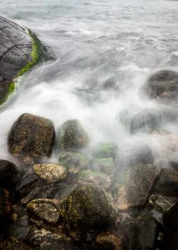 Silky waves Stock Photos