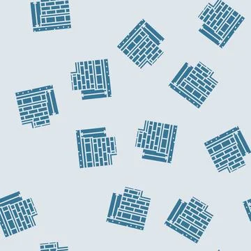 Sill level building structure glyph seamless pattern Illustrazione stock