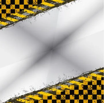 Sillver and construction frame background Stock Illustration