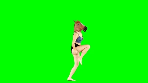 Silly Dance Green Screen Stock Footage 104676156