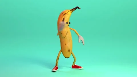 Silly dancing animated banana Vidéo 151561046