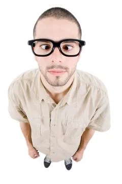 Silly man Stock Photos