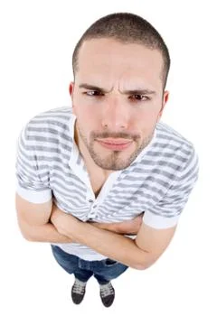 Silly man Foto stock