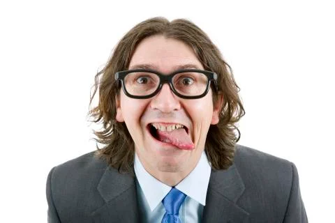 Silly man Stock Photos