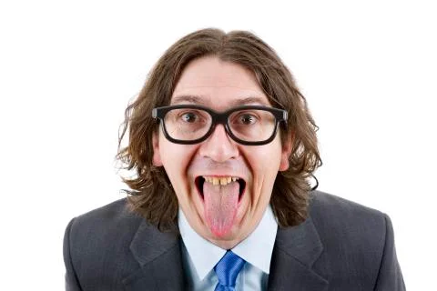 Silly man Stock Photos