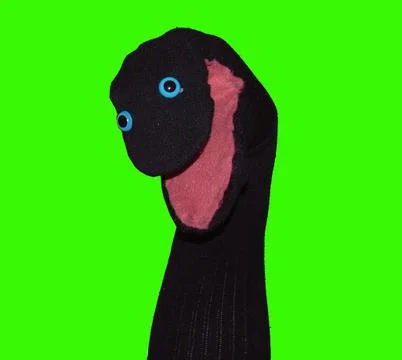 Silly Sock Puppet 스톡 일러스트