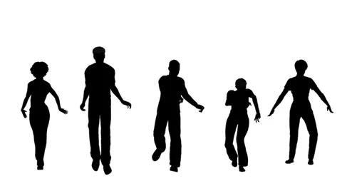 Silly walks Stock Footage 33448535