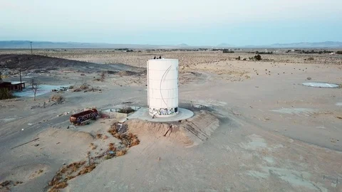 Silo Aerial Stock Footage 99666028