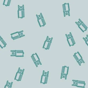 Silo cement line vector seamless pattern Illustrazione stock