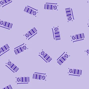 Silo cement production glyph vector seamless pattern Stock Illustration