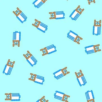 Silo cement vector seamless pattern Stock Illustration
