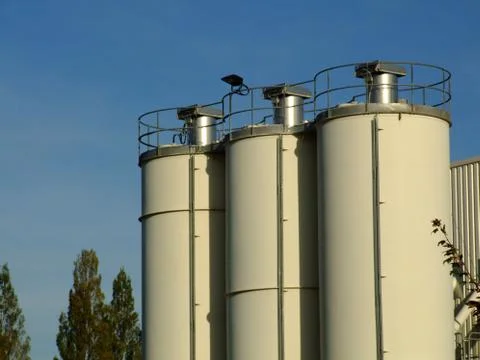 Silo close up Stock Photos