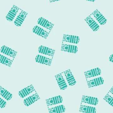 Silo fertilizer glyph seamless pattern Stock Illustration
