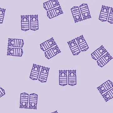 Silo fertilizer line seamless pattern Stock Illustration