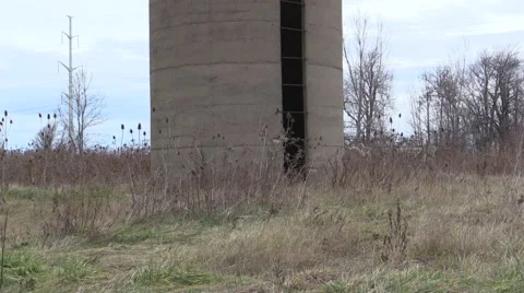 A Silo In Our Past Stock Footage 58324036