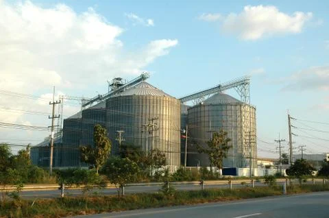 Silo Stockfoto's