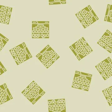 Silo structure seo glyph vector seamless pattern Stock Illustration