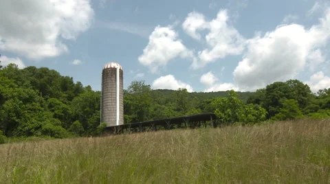 Silo Timelapse Stock Footage 52296358