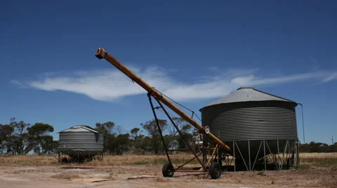 Silo Timelapse Stock Footage 58019763