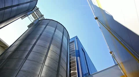 Silo,grain tank Stock Footage 24666740