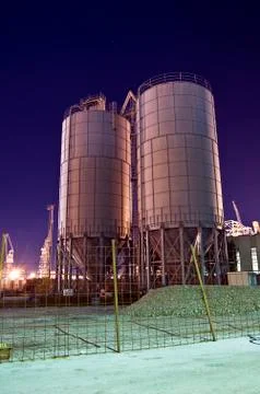Silos Stock Photos