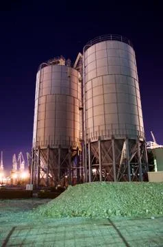 Silos Stock Photos