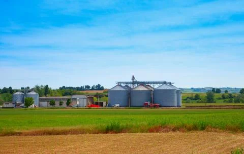 Silos Stock Photos