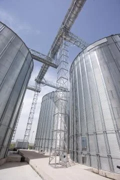 Silos Stock Photos