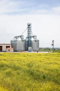 Silos Stock Photos