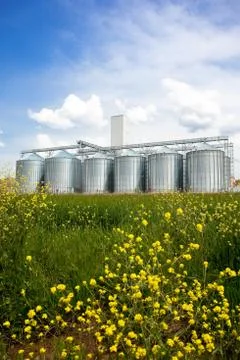 Silos Stock Photos
