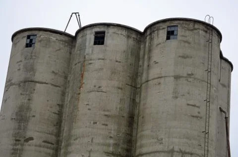 Silos Foto stock