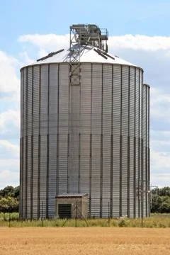 Silos of storage Stock Photos