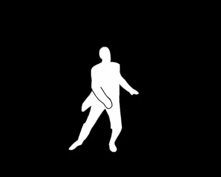 Silouette dancer Stock Footage 948714