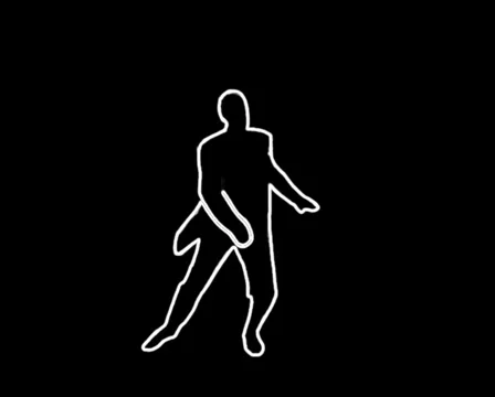 Silouette dancer  Stock Footage 948719