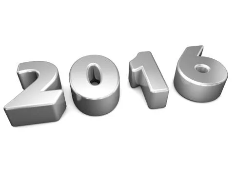 Silver 2016 Illustrazione stock
