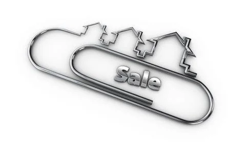 Silver 3d modern design logo with sale word illustration Stock Illustration