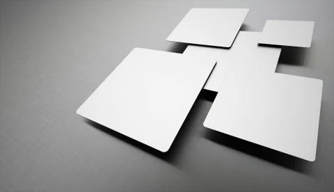 Silver abstract business background rendered Stock Illustration
