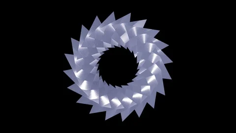 Silver abstract flourist Stock-Footage 98272399