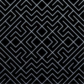 Silver abstract geometric pattern background with glitter mesh texture. Vecto Stock Illustration