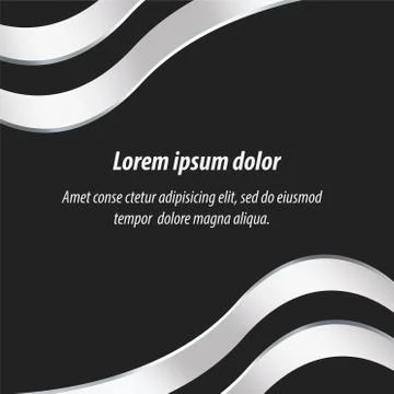 Silver abstract layout , background and Vector design Stock Illustration