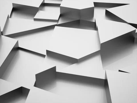 Silver abstract triangle background Stock Illustration