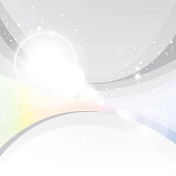 Silver abstract vector background, lighting effects Stock Illustration