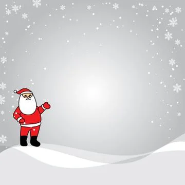 Silver and white snowflake background Stock Illustration