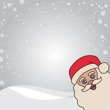 Silver and white snowflake background Stock Illustration