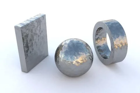 Silver Antique Stock Illustration