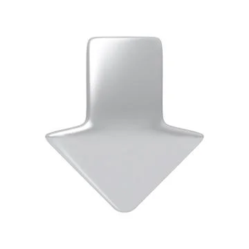 Silver arrow. Stock Illustration